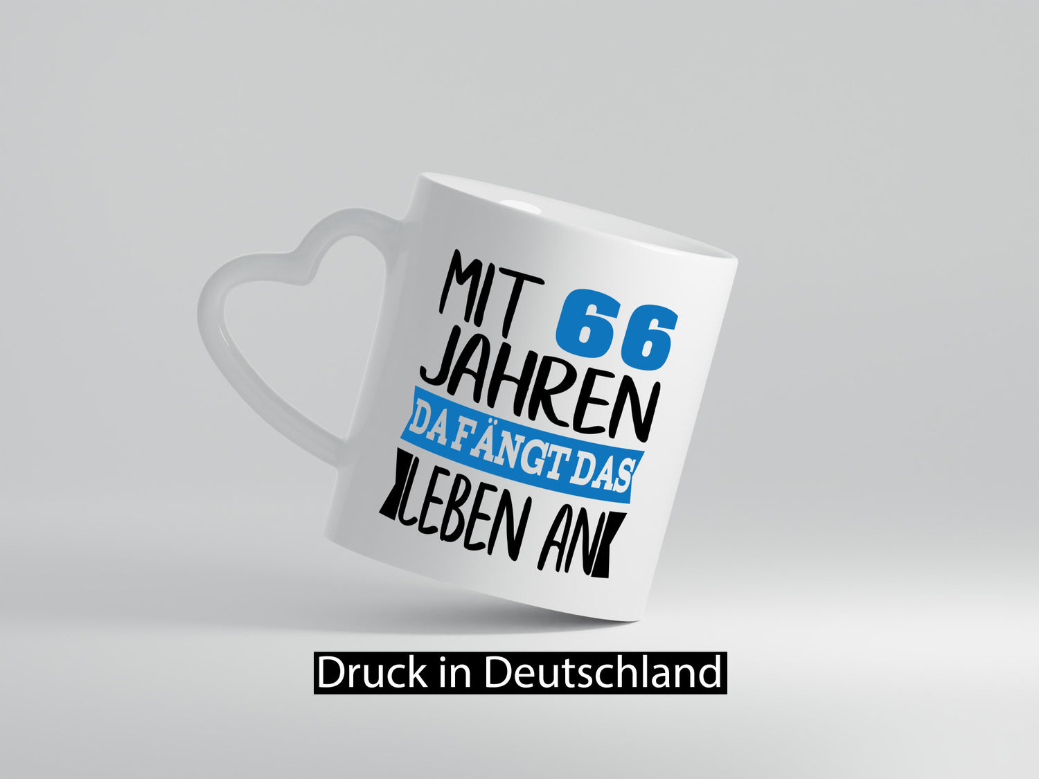 Mit 66 Jahren fängt das Leben an | 66. Geburtstag Rentner Geschenk Ruhestand