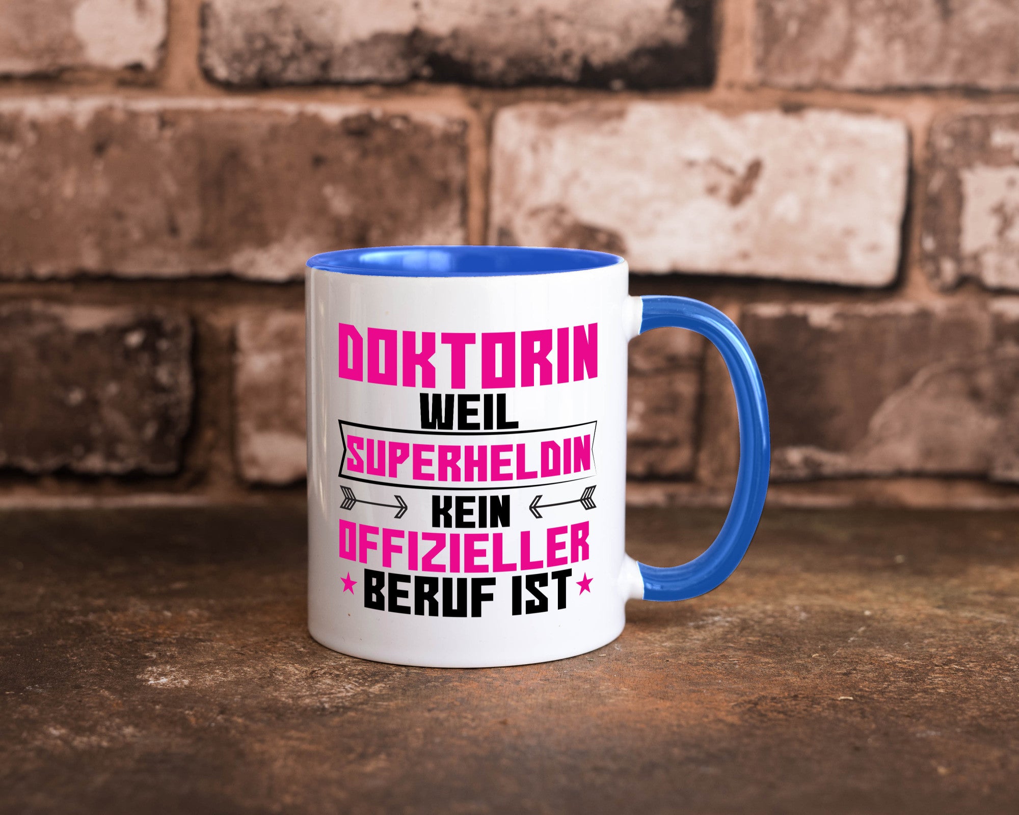 Superheldin Doktorin | Doktorand Doktortitel Geschenkidee Humor Tasse