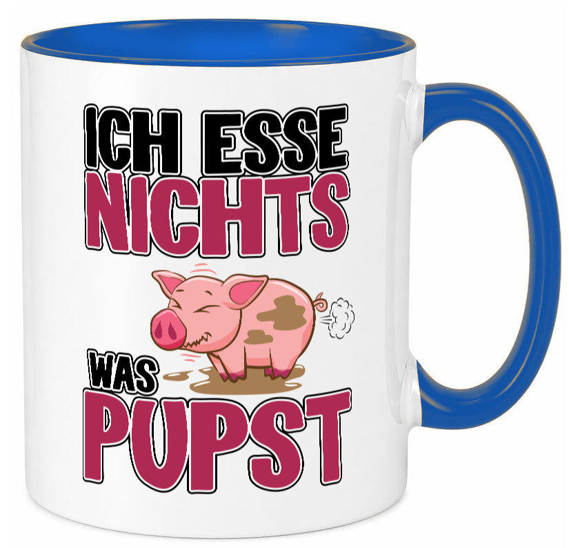 Ich esse nicht was Pupst lustiger Spruch Geschenk Humor Geschenkidee Tasse