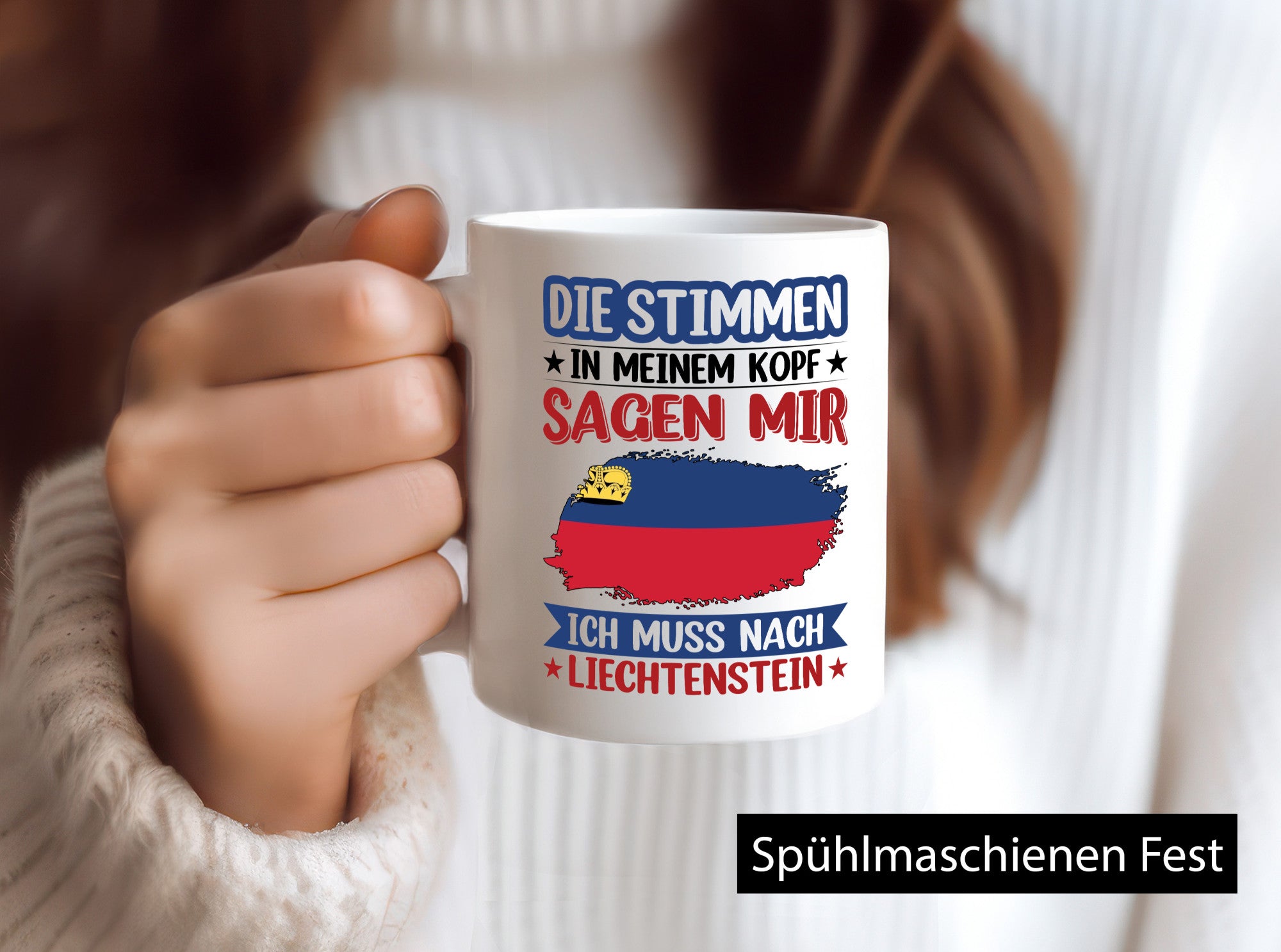 Liechtenstein | Urlaub Stimmen in meinem Kopf Traumland Geschenk Humor