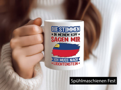 Liechtenstein | Urlaub Stimmen in meinem Kopf Traumland Geschenk Humor