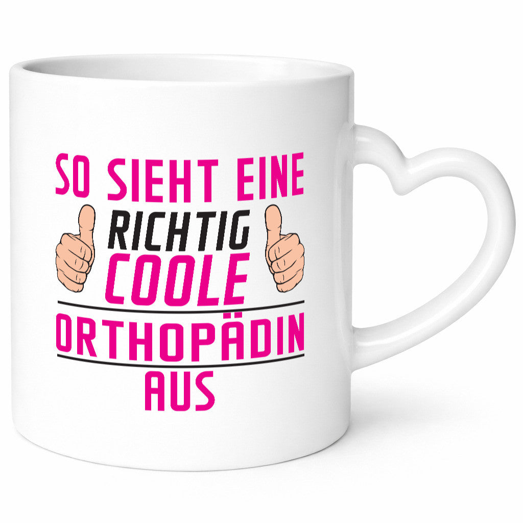 Richtig Coole Orthopädin |Orthopädie lustig Humor Geschenkidee Geschenk Tasse