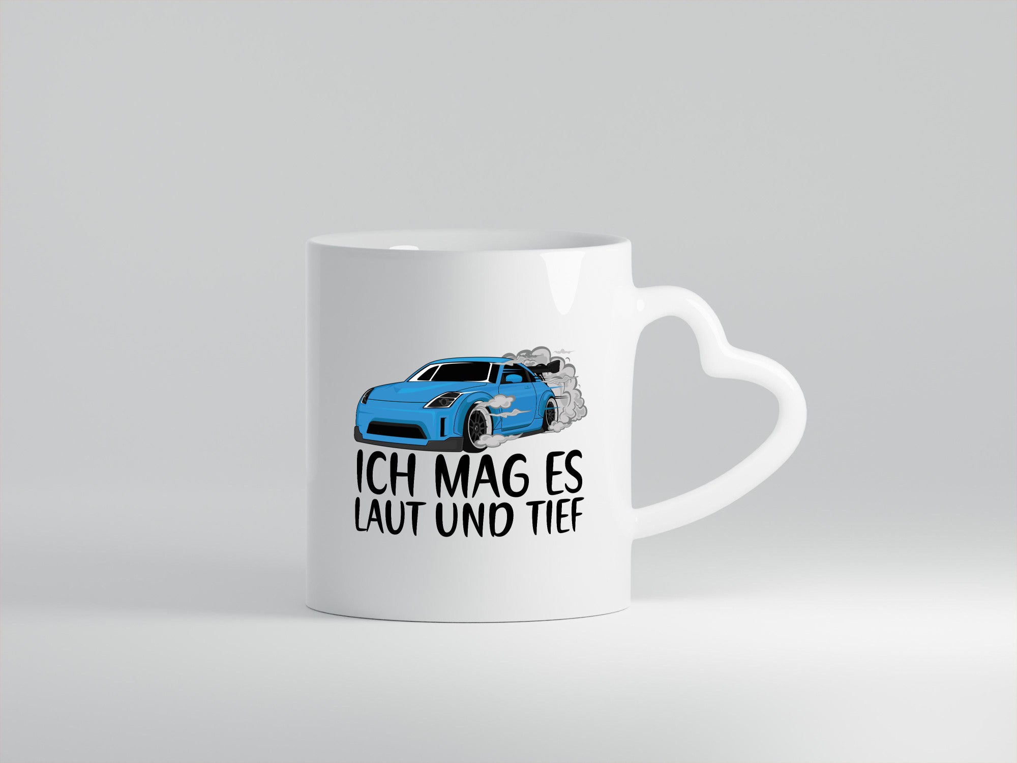 Ich mag es laut und tief | Motor Autofan Auto Tuning Geschenkidee Humor Tasse