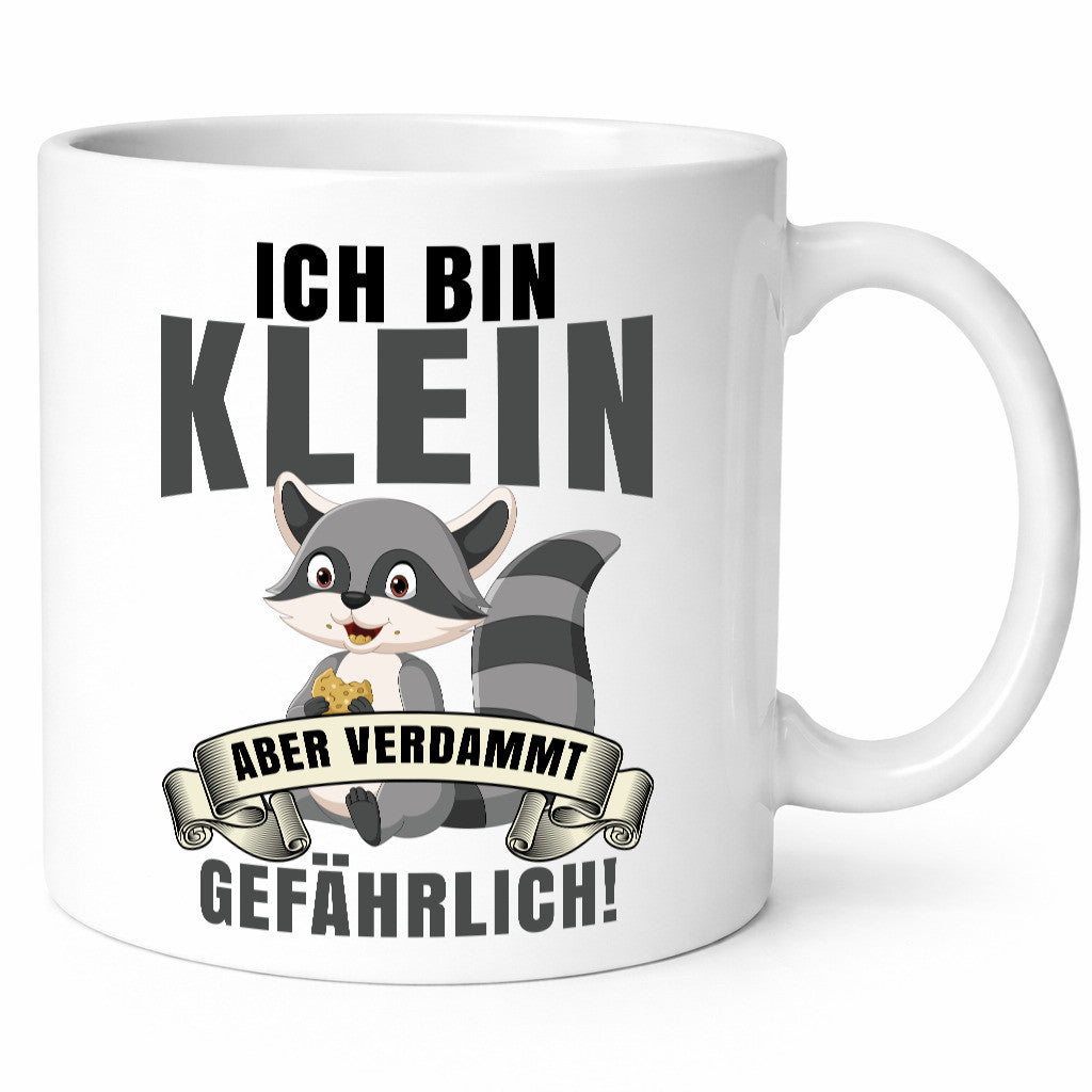 Ich bin klein | Waschbär Kindergarten Humor Geschenkidee Tasse