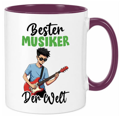 Bester Musiker | Musik Musikant v2 lustig Humor Geschenkidee Geschenk Tasse