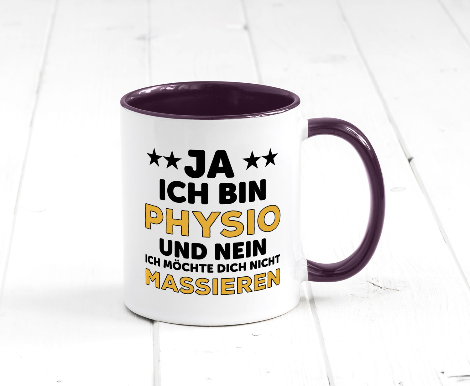 Ich bin Physio | lustige Spruch Tasse Physiotherapeut Geschenkidee Humor