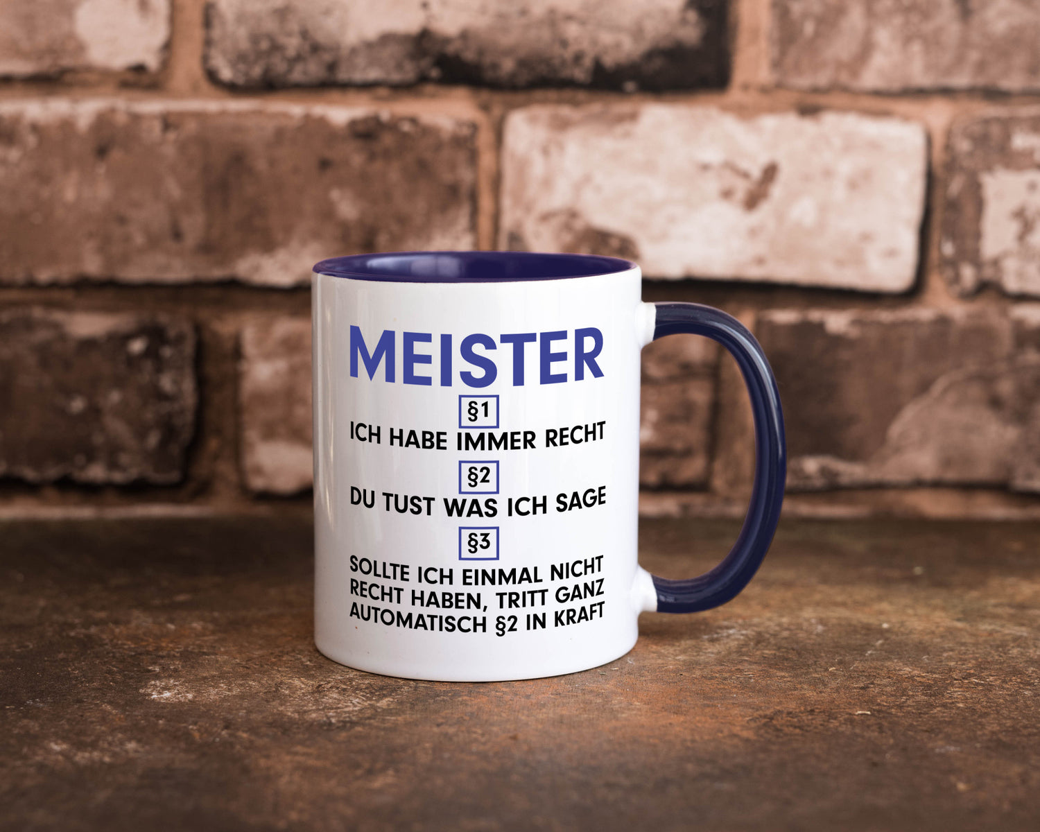 Ich habe immer Recht Meister | Meisterbrief v2 Geschenk Humor Geschenkidee
