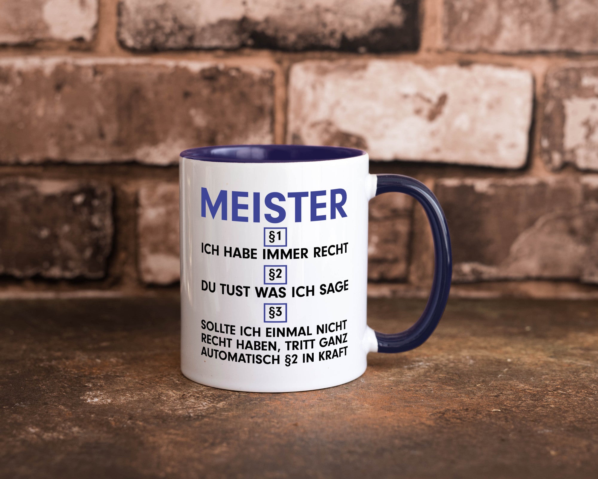 Ich habe immer Recht Meister | Meisterbrief v2 Geschenk Humor Geschenkidee