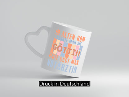 Heute sagt man: Notärztin | Ärztin lustig Humor Geschenkidee Geschenk Tasse