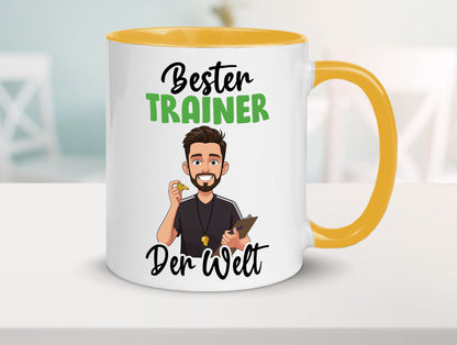 Bester Trainer | Verein Sport v2 Humor Geschenkidee Tasse