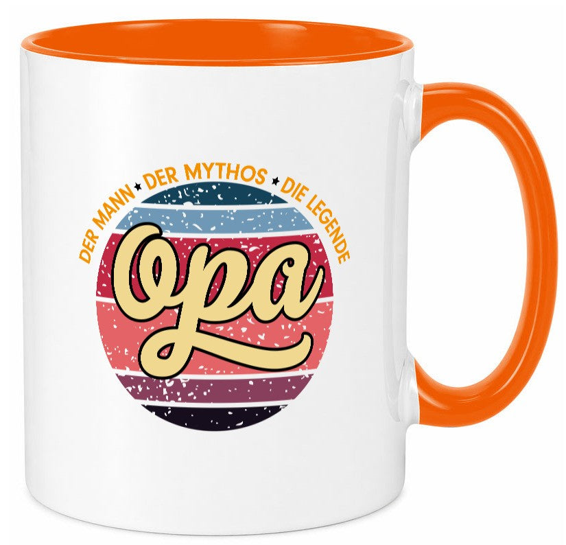 Die Legende Opa | Großvater Spruch Enkelkinder Geschenk Familie Geschenkidee Tasse