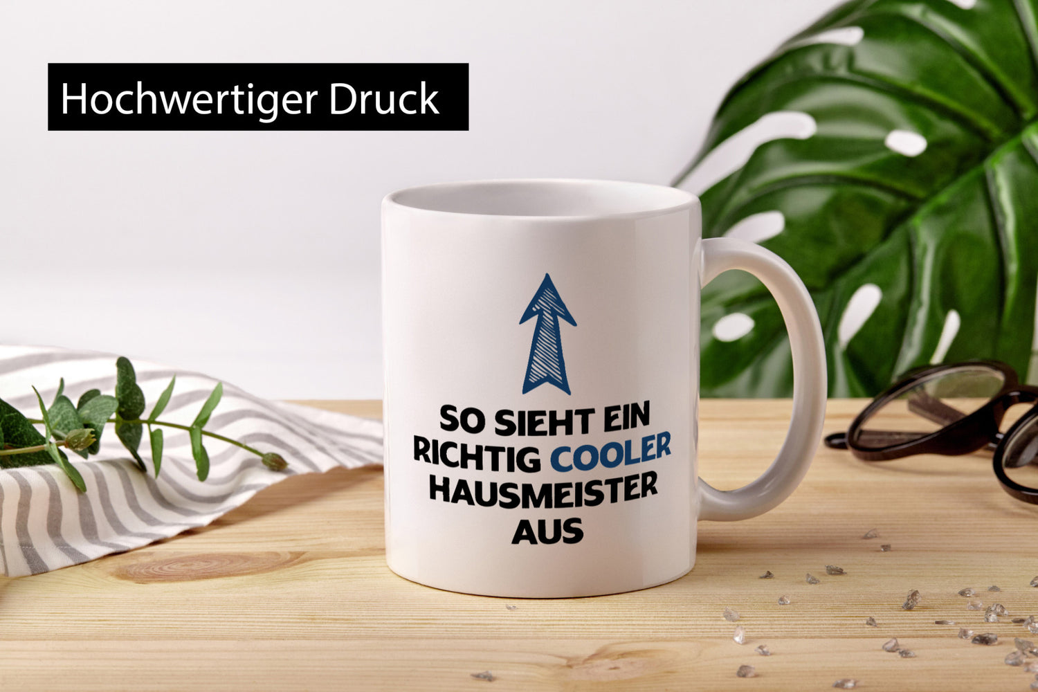 Richtig Cooler Hausmeister | Geschenkidee Humor Tasse