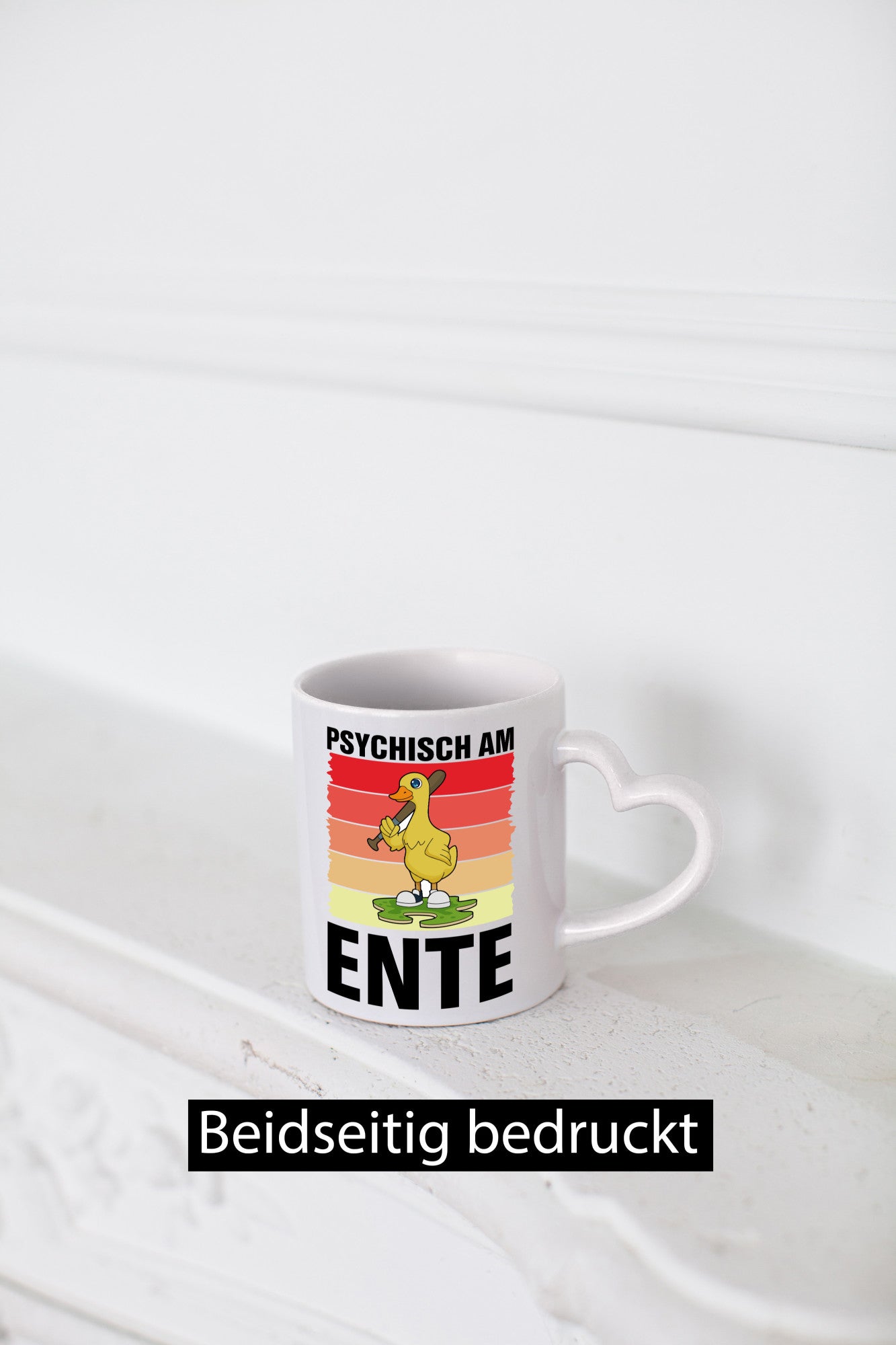 Psychisch am Ente | mit Baseball schläger Sunset v2 lustig Humor Geschenkidee