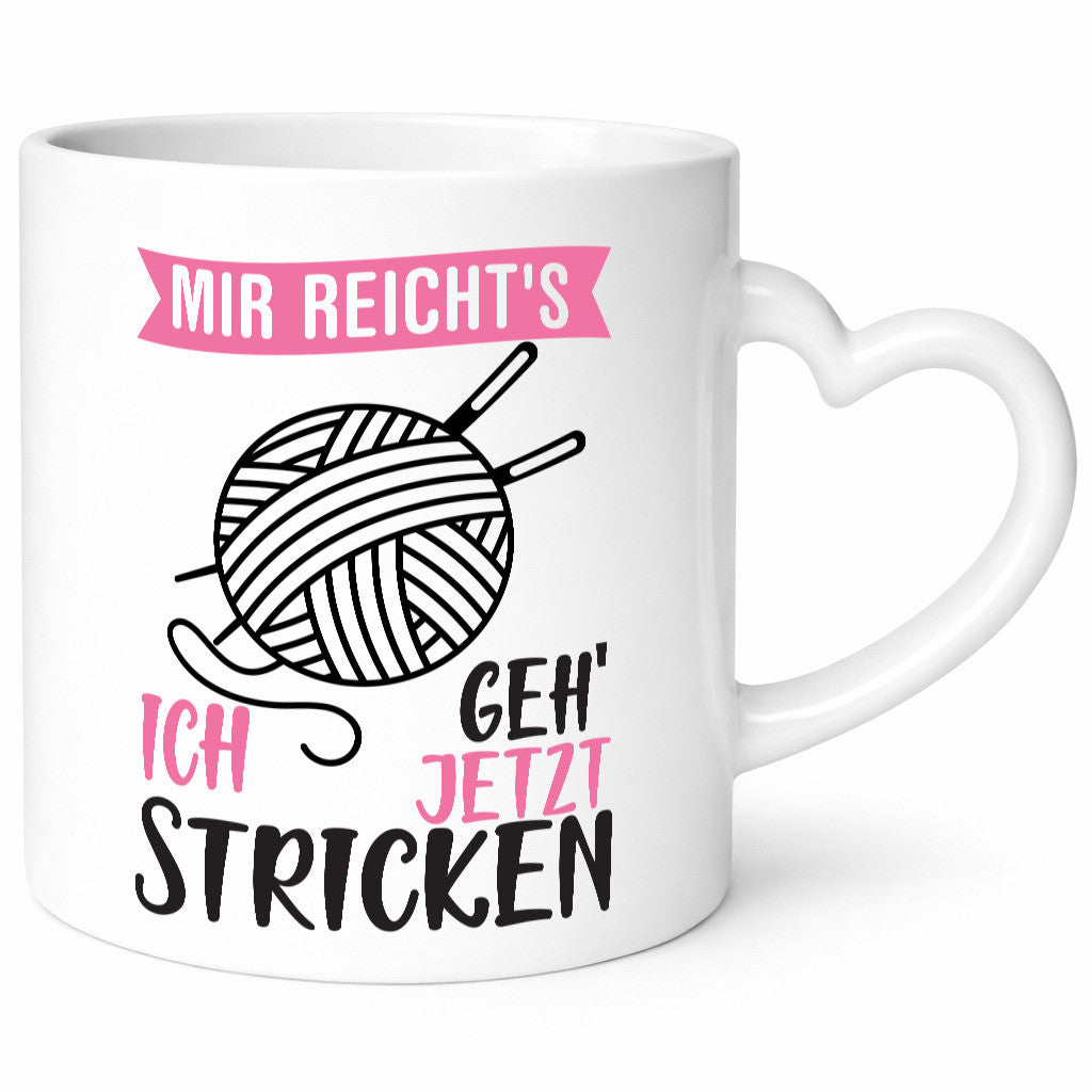 Ich geh` jetzt stricken | Strickzubehör Freundin lustiger Spruch Geschenk Humor