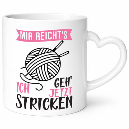 Ich geh` jetzt stricken | Strickzubehör Freundin lustiger Spruch Geschenk Humor
