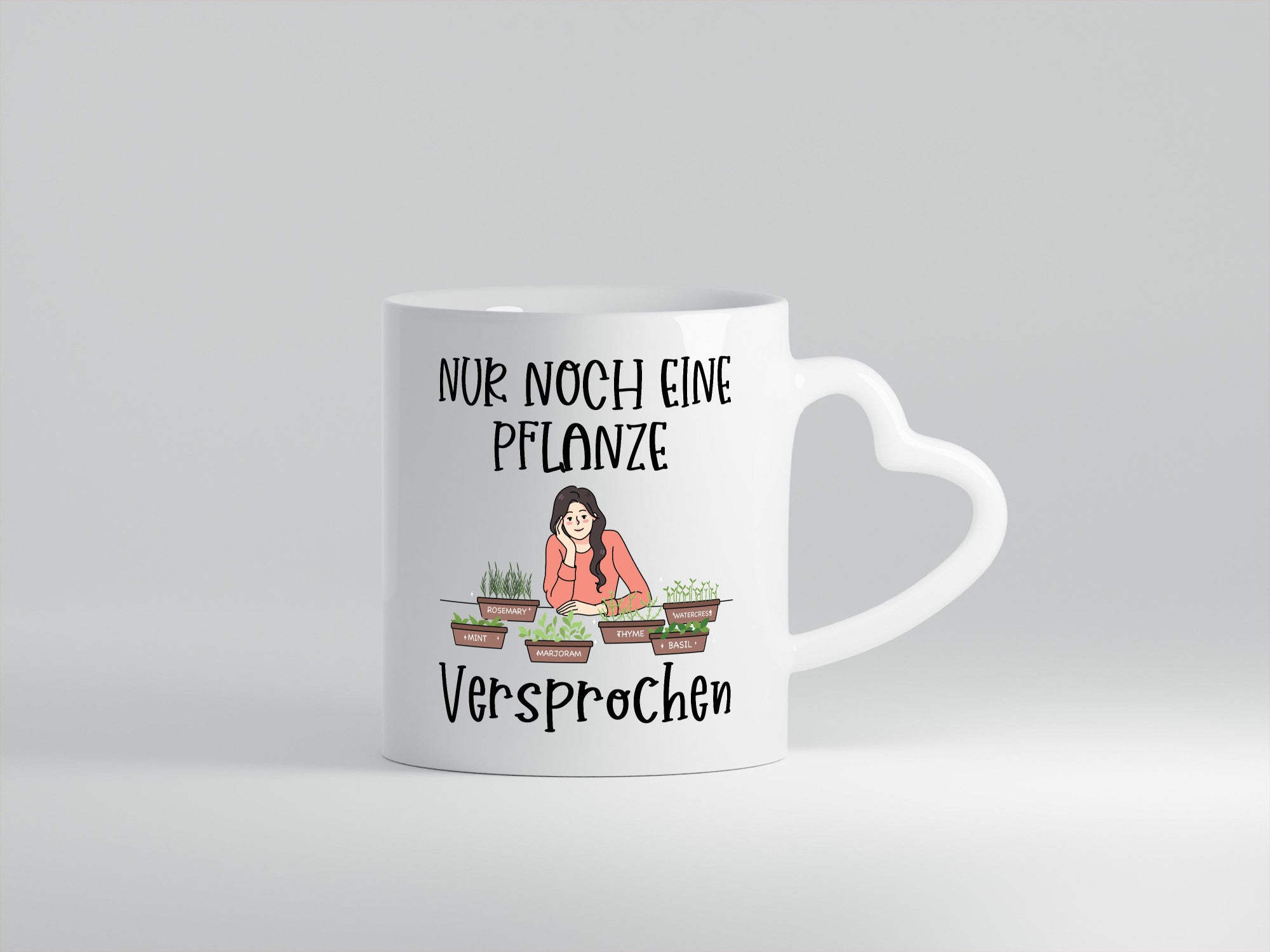 Nur noch eine Pflanze versprochen | Floristin Geschenk Humor Geschenkidee