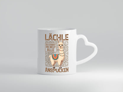 Du kannst sie nicht alle ansprucken | Lama lpaka Humor Geschenkidee Tasse