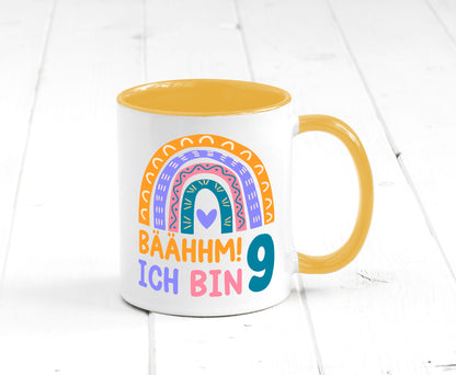 9. Geburtstag | 9 Jahre Regenbogen Bääm Mädchen Geschenk Geschenkidee lustiger