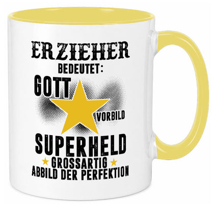 Bedeutung von Erzieher | Pädagoge Schule lustiger Spruch Geschenk Humor