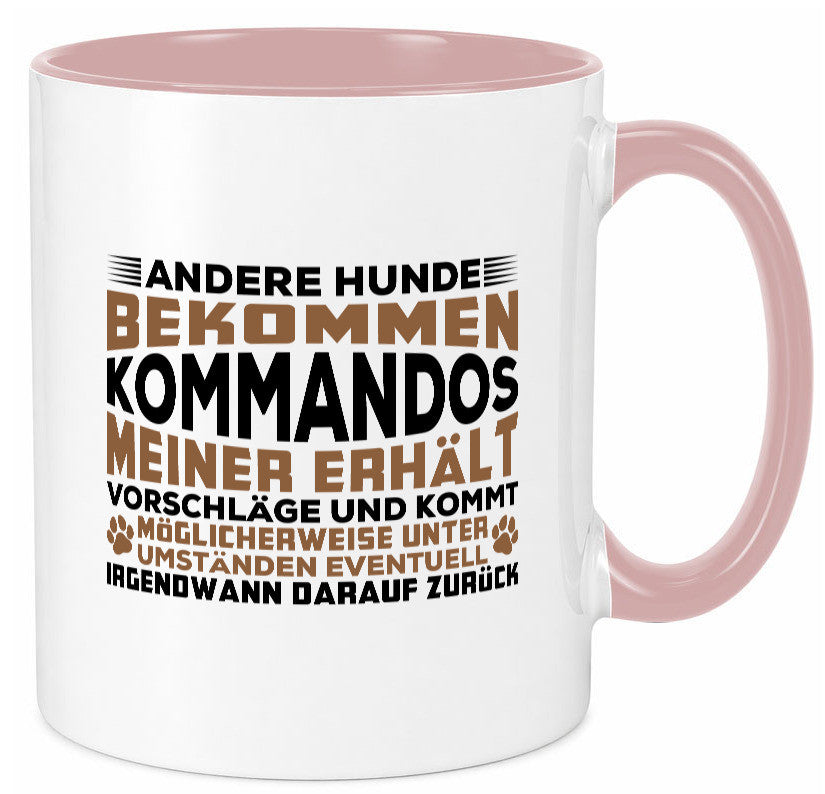Hunde Training | Hundebesitzer Tasse Hundekommando vl4 Geschenk Tierliebhaber