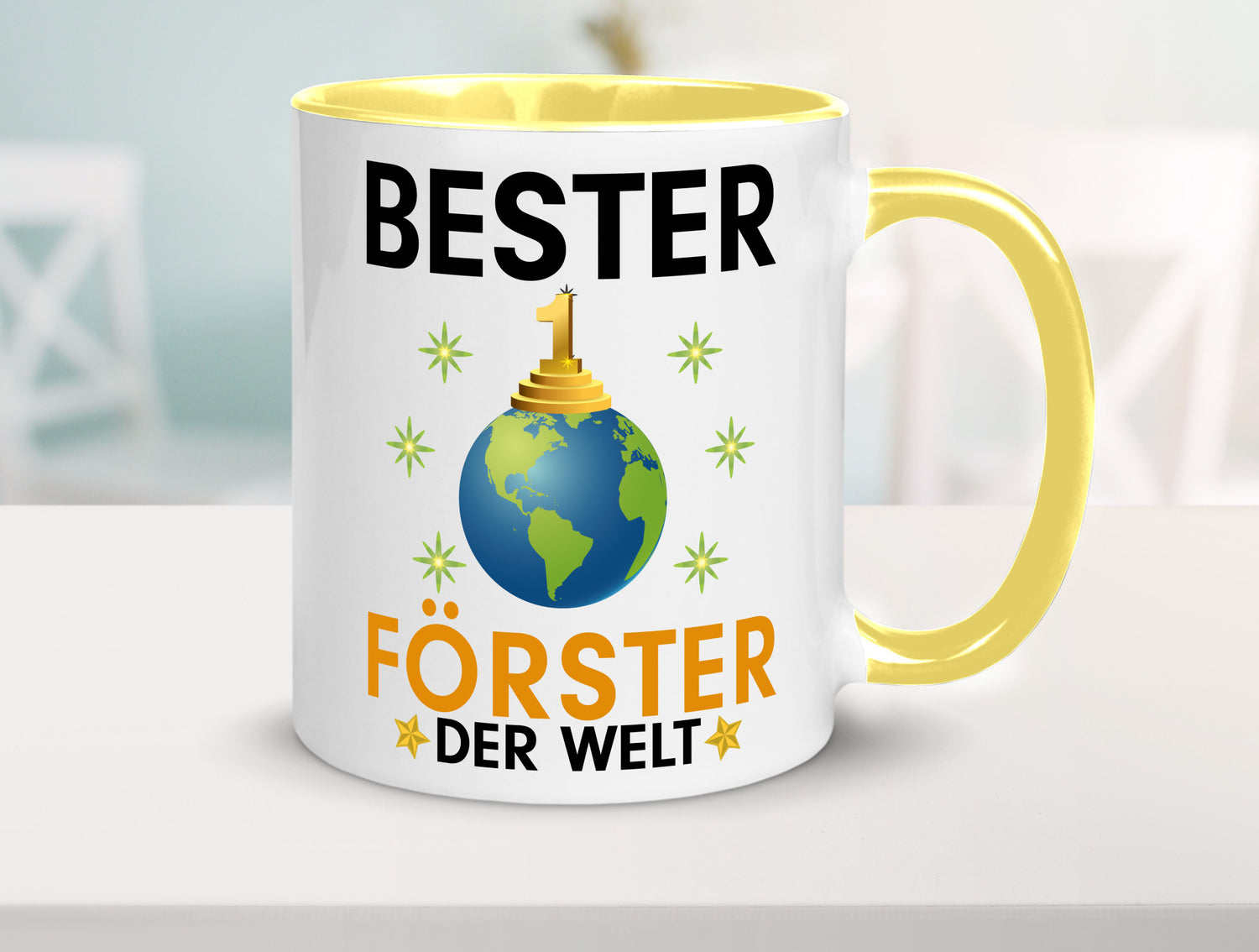 Welt Bester Förster | Forst Arbeit Geschenk Kollegen Büro lustiger Spruch Tasse
