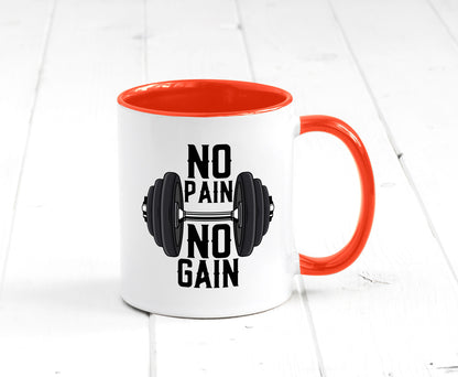 No Pain Gain | Training Motivation Fitness Pumpen lustig Humor Geschenkidee