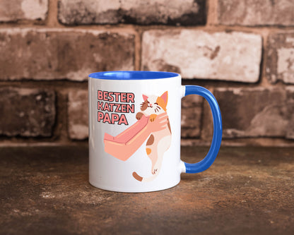 Bester Katzenpapa | Katze Gabel Geschenk Tierliebhaber Humor lustiger Spruch