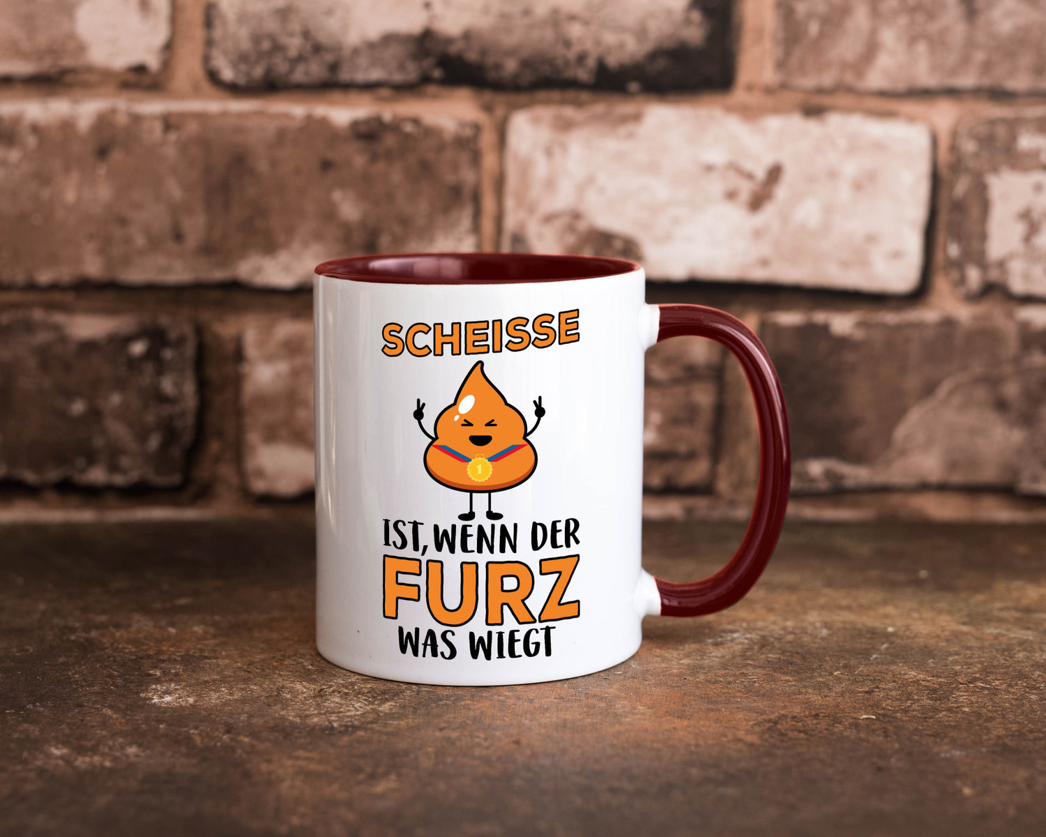 Scheisse ist lustiger Spruch Geschenk Humor Geschenkidee Tasse