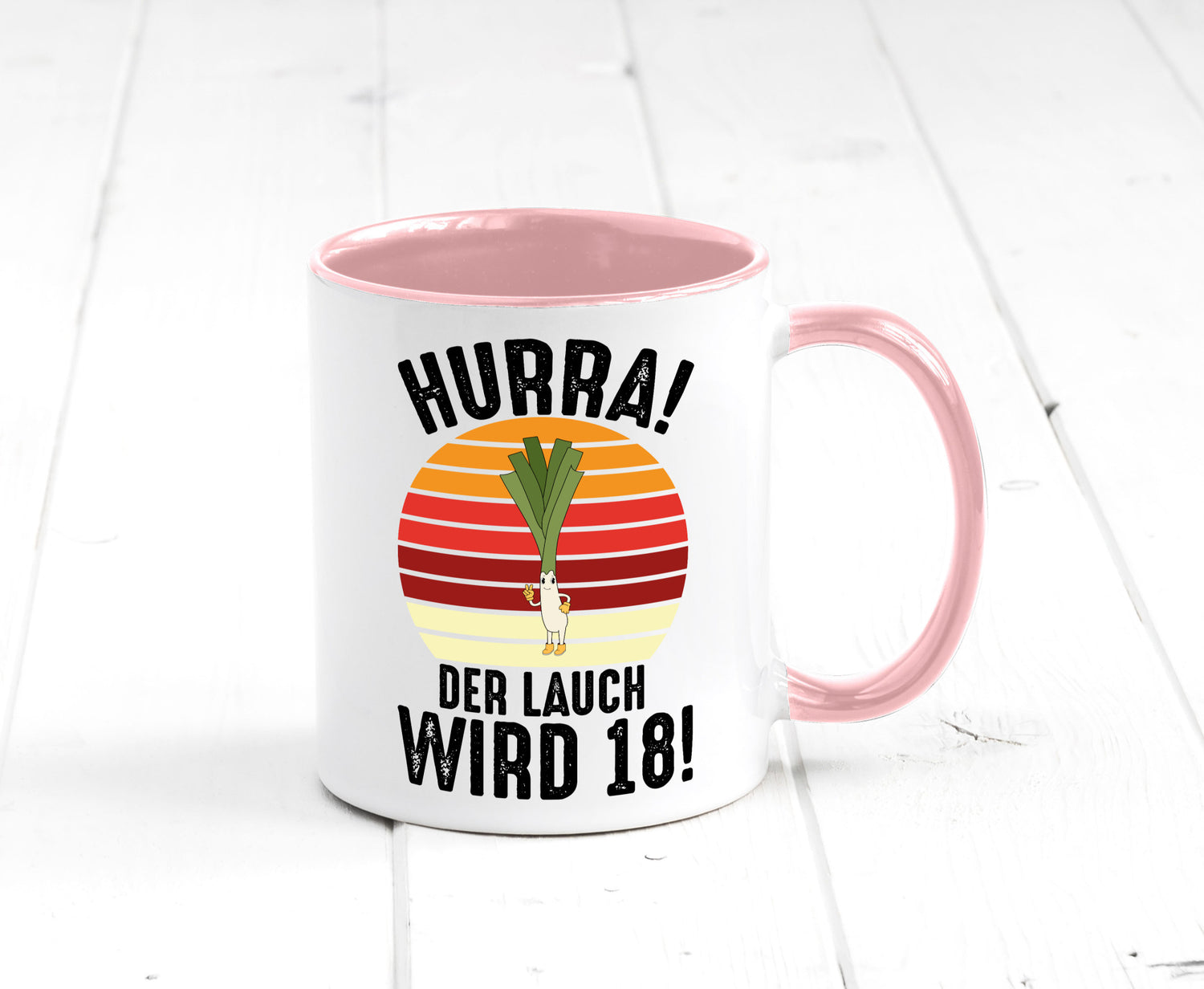 Hurra der lauch wird 18 | 18. Geburtstag Ehrentag lustiger Spruch Geschenk