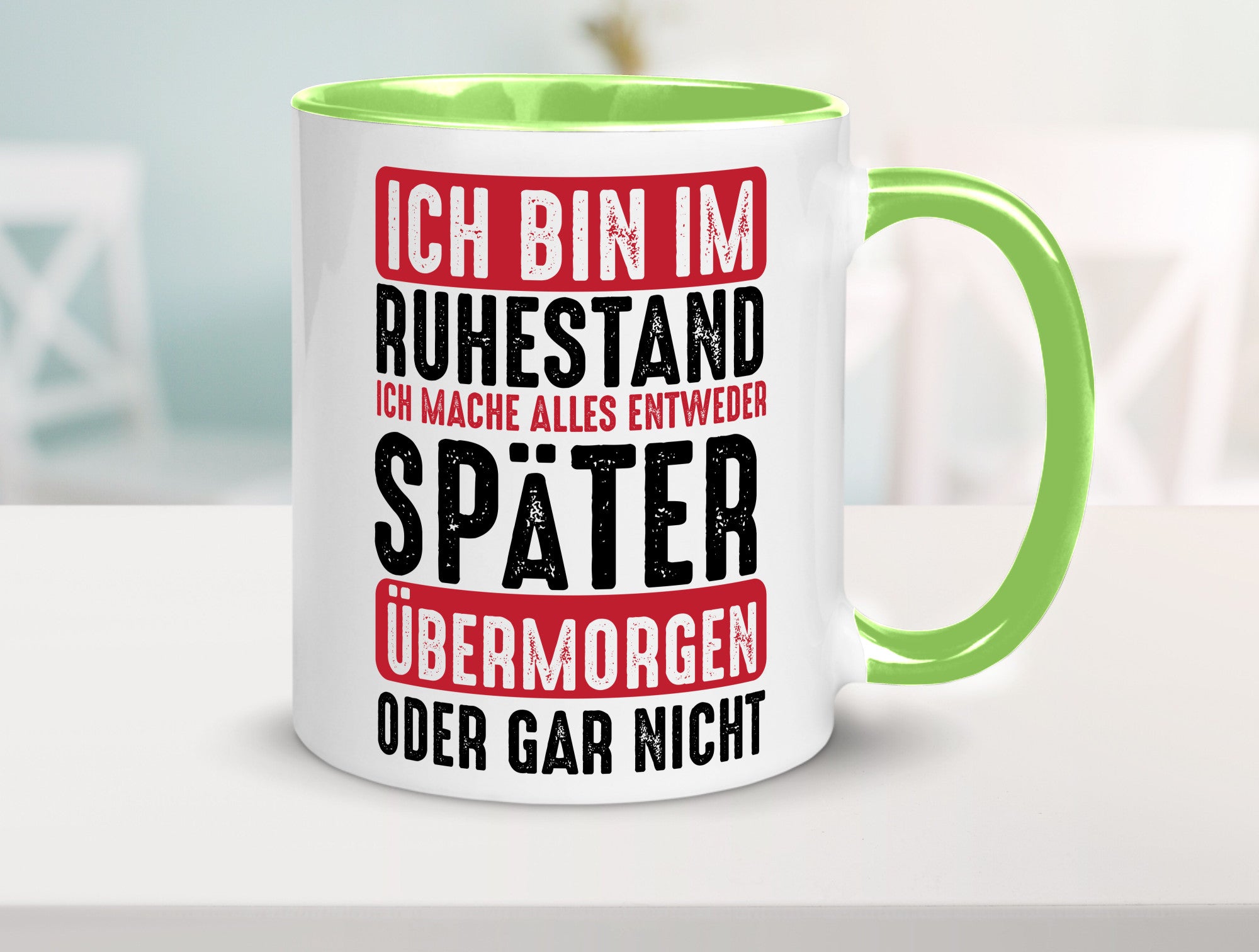 Ich mache alles später oder gar nicht | Rentner Ruhestand Geschenkidee Jubiläum