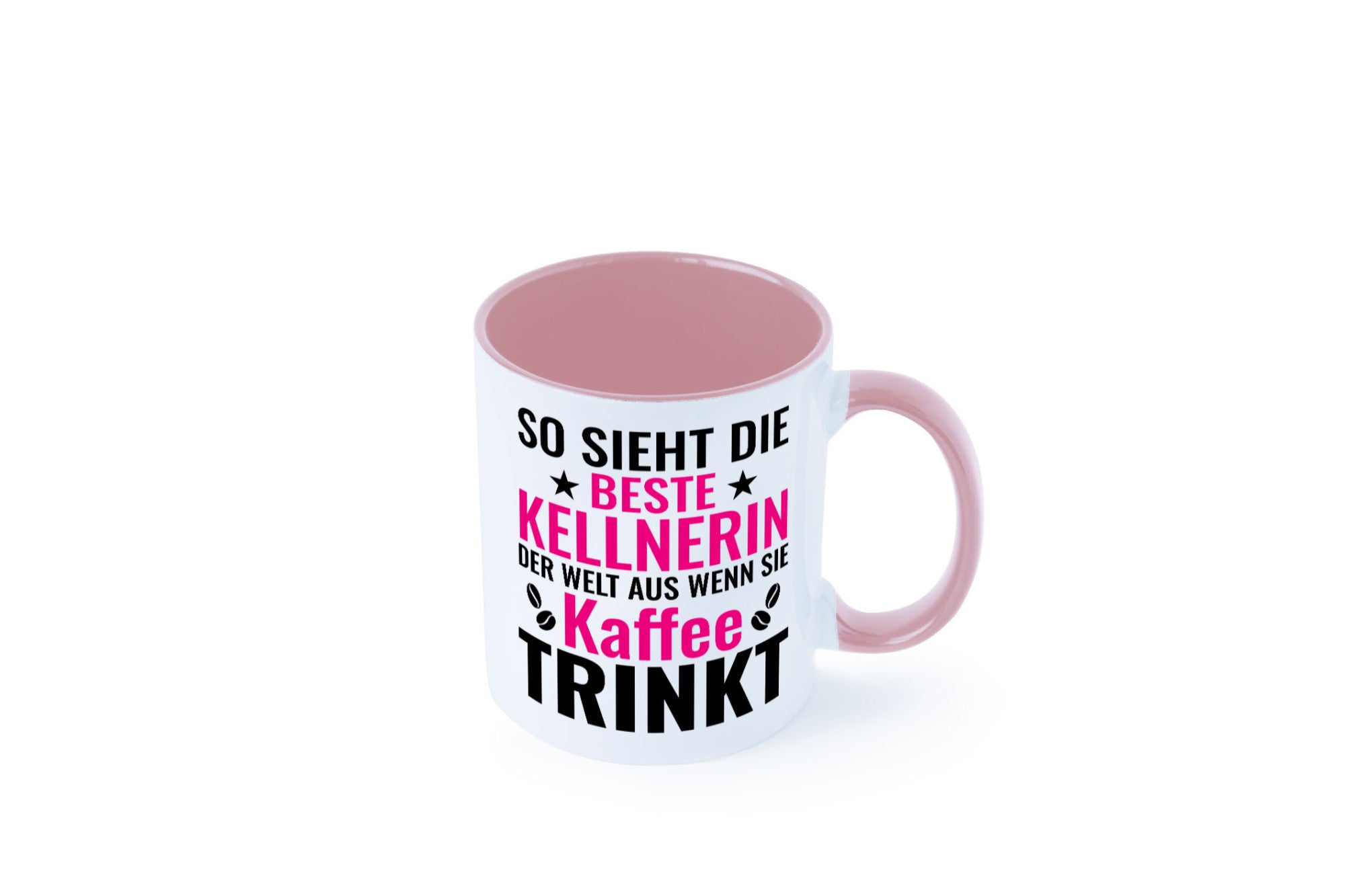 Kaffee trinkt: Kellnerin | Beruf kellnern Bedienung Humor Arbeit Kollegen Büro