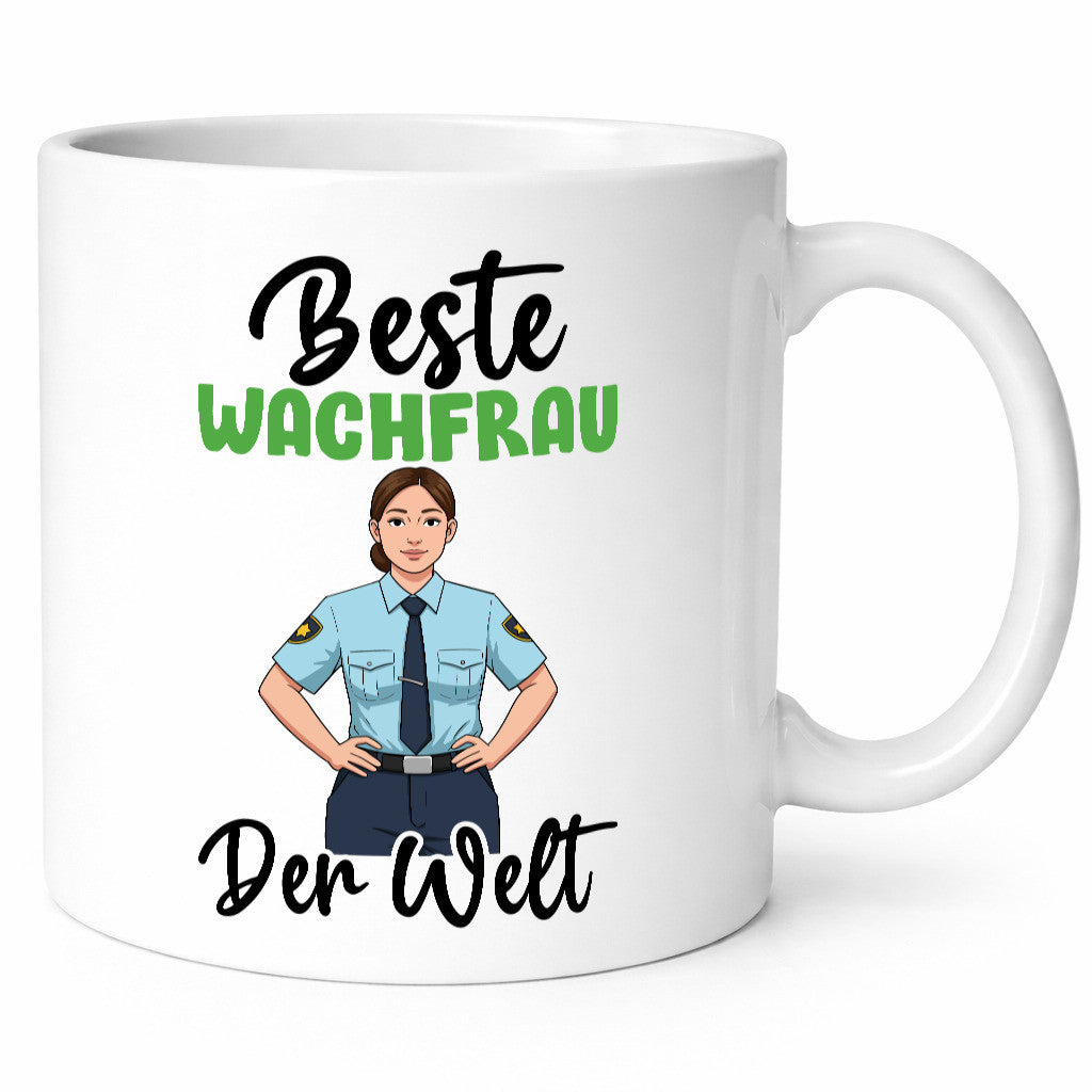 Beste Wachfrau | Wachpersonal Nachtwächter v2 Geschenk Humor Geschenkidee