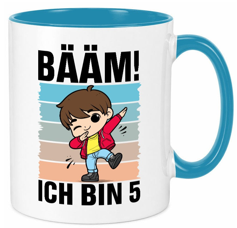 5. Geburtstag | Ich bin 5 Jahre Bäääm Dabbing Kind Geschenkidee Humor Tasse