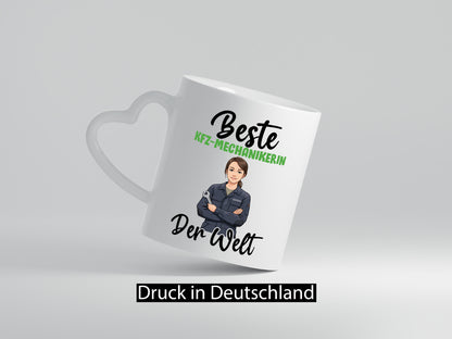 Beste KFZ-Mechanikerin | KFZ-Mechaniker v2 Humor Geschenkidee Tasse