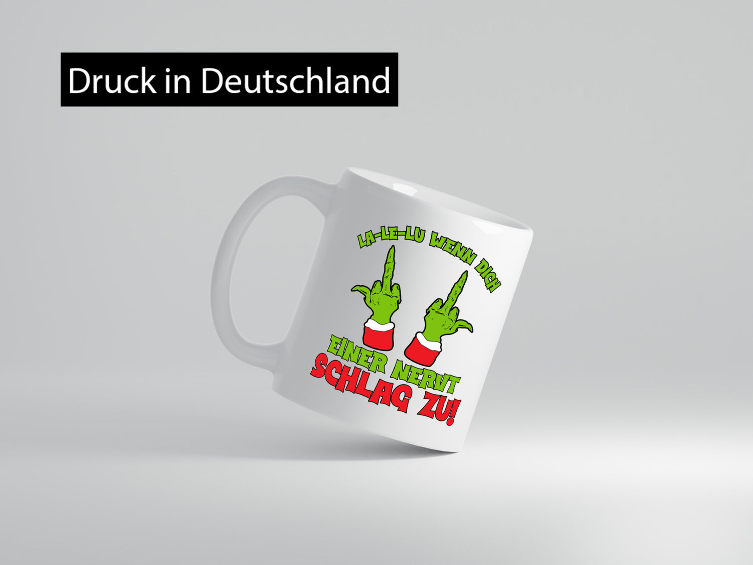 La Le Lu | Weihnachten Weihnachtsmuffel Lichter vl5 Humor Geschenkidee Tasse