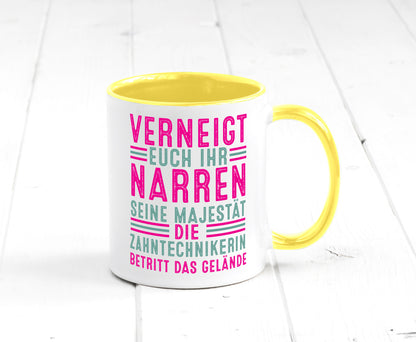 Verneigt euch: Zahntechnikerin | Zahnmedizin v2 Geschenk Humor Geschenkidee