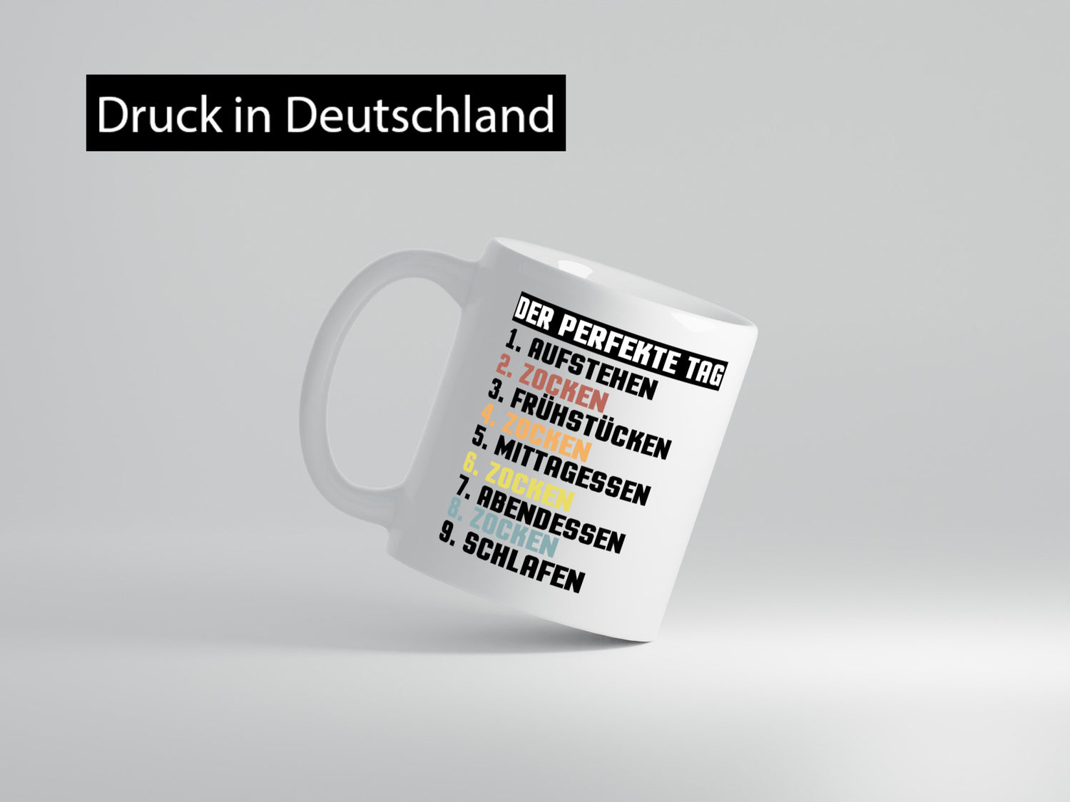 Der Perfekte Tag | Zocken Zocker Gamer Geschenkidee Humor Tasse