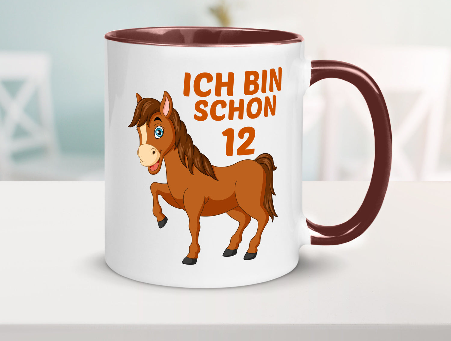 12. Geburtstag | Ich bin schon 12 Pferde Pony Geschenkidee Humor Tasse