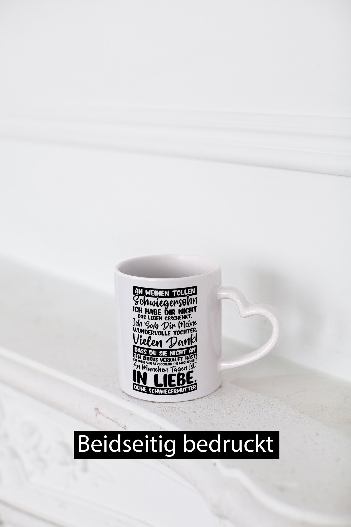 An meinen tollen Schwiegersohn vl1 Humor Familie Geschenkidee Tasse