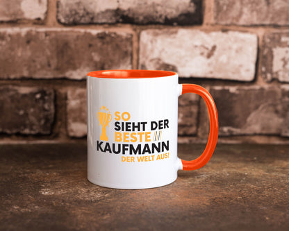 Der Weltbeste Kaufmann Kaufmänner lustig Humor Geschenkidee Geschenk Tasse