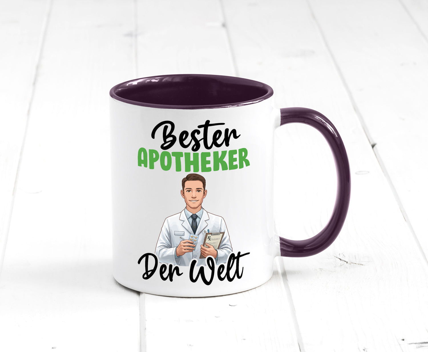 Bester Apotheker | Apotheke Pharmazie v2 Humor Geschenkidee Tasse