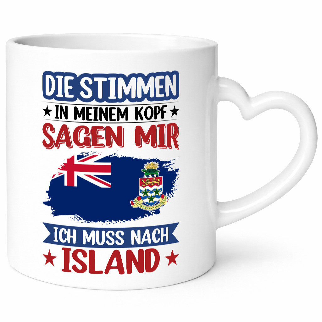 Island | Urlaub Stimmen in meinem Kopf Traumland Geschenk Humor Geschenkidee