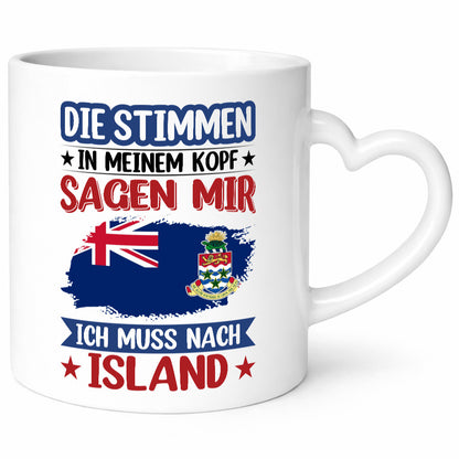 Island | Urlaub Stimmen in meinem Kopf Traumland Geschenk Humor Geschenkidee