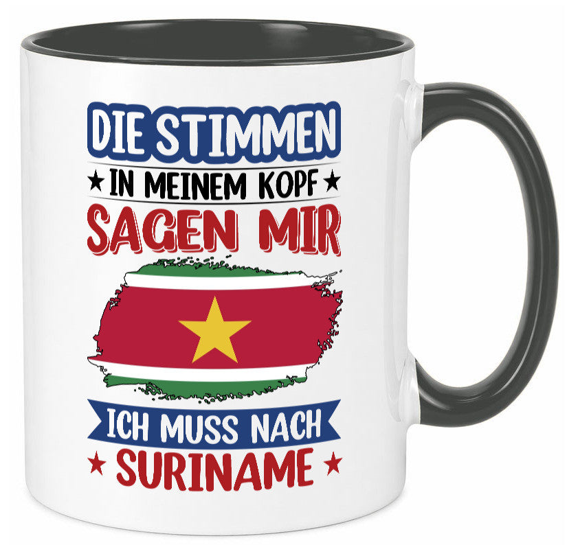Suriname | Urlaub Stimmen in meinem Kopf Traumland v2 Geschenk Humor