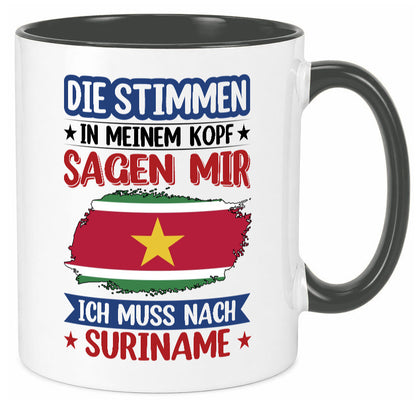 Suriname | Urlaub Stimmen in meinem Kopf Traumland v2 Geschenk Humor