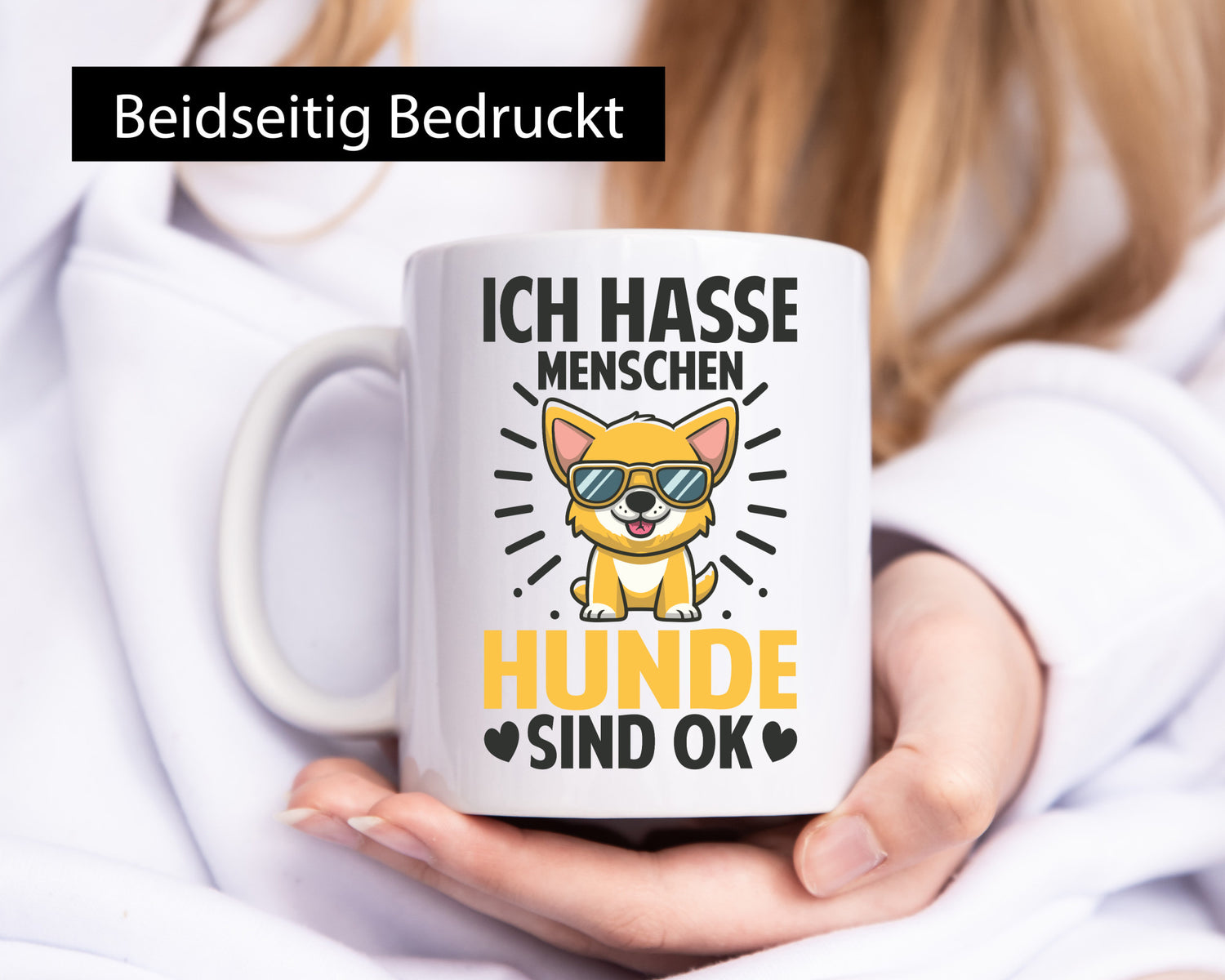 Ich Hasse Menschen Hunde sind ok | Hundeliebhaber Humor Tierliebhaber