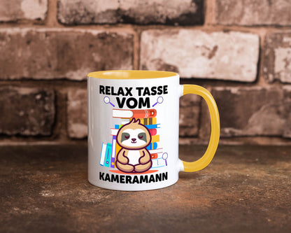 Relax Tasse: Kameramann | Kamera Humor Geschenkidee Tasse