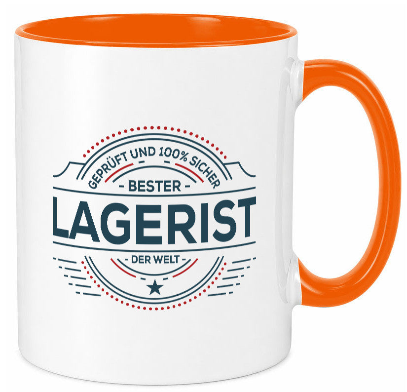 Geprüft und sicher: Lagerist | Lageristen Lager Arbeiter lustiger Spruch