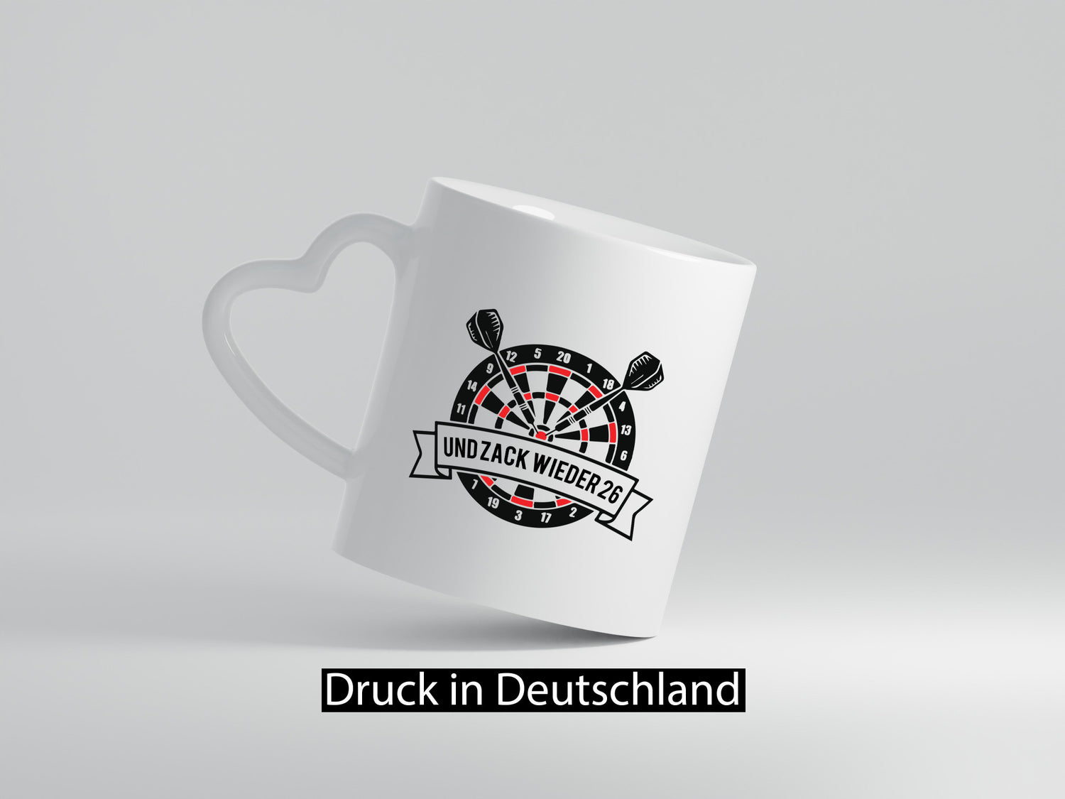 Und zack wieder 26 | Dart lustig Humor Geschenkidee Geschenk Tasse