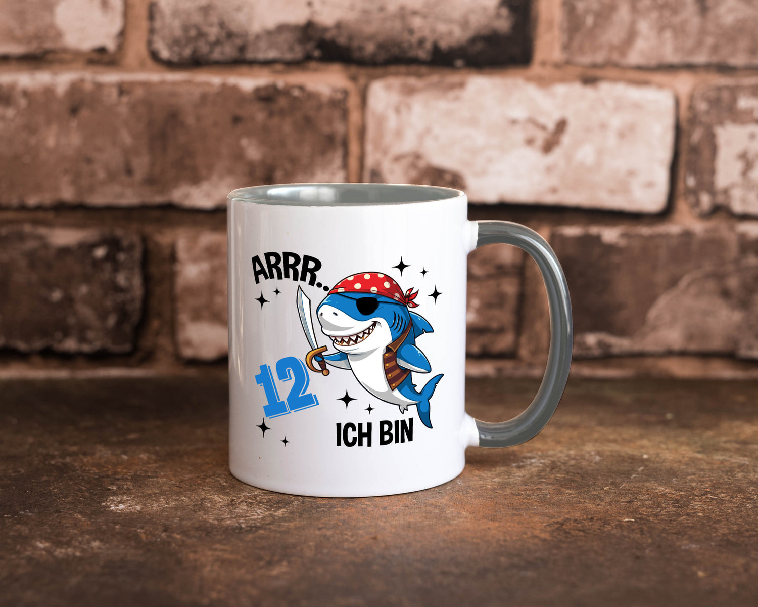 12. Geburtstag | 12 Jahre Arr Pirat Hai Piraten Geschenk Geschenkidee lustiger